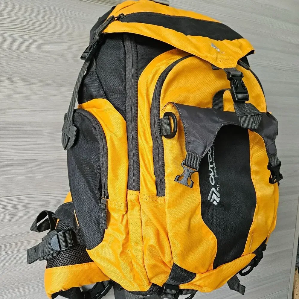 Outdoor Products Gama 8.0 Hiking Backpack Gorpcore Yellow/Black 39L Vintage Rare